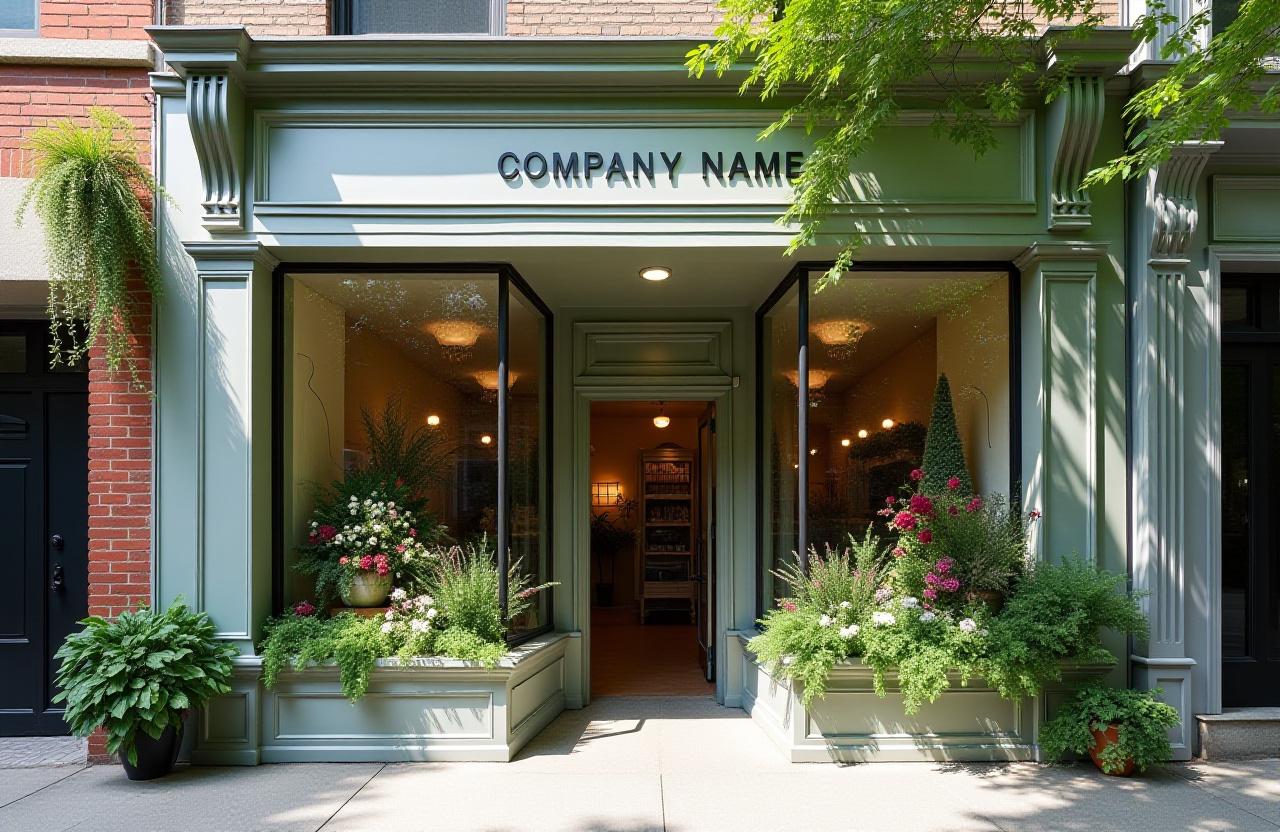 Exterior view of Kosmos Blooms storefront in Toronto